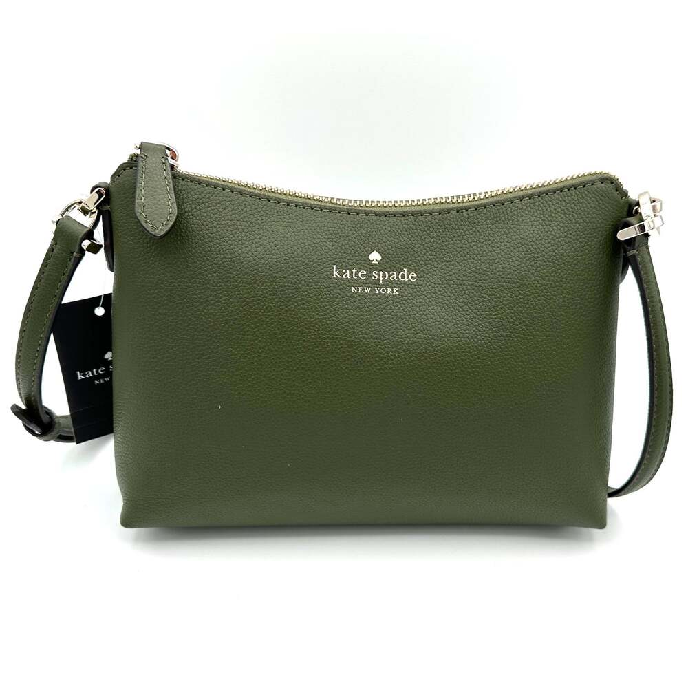 Kate Spade Bailey Crossbody Purse Bag in Enchanted Green Leather k4651